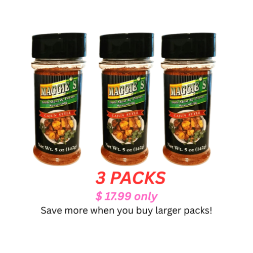 Maggie’s Cajun Meat and Potato Seasoning | 3 PACKS ONLY 17.99$